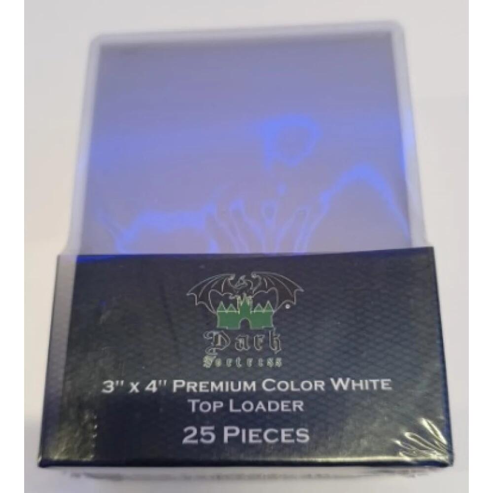 Dark Fortress: Top Loader Premium Color White 3x4
