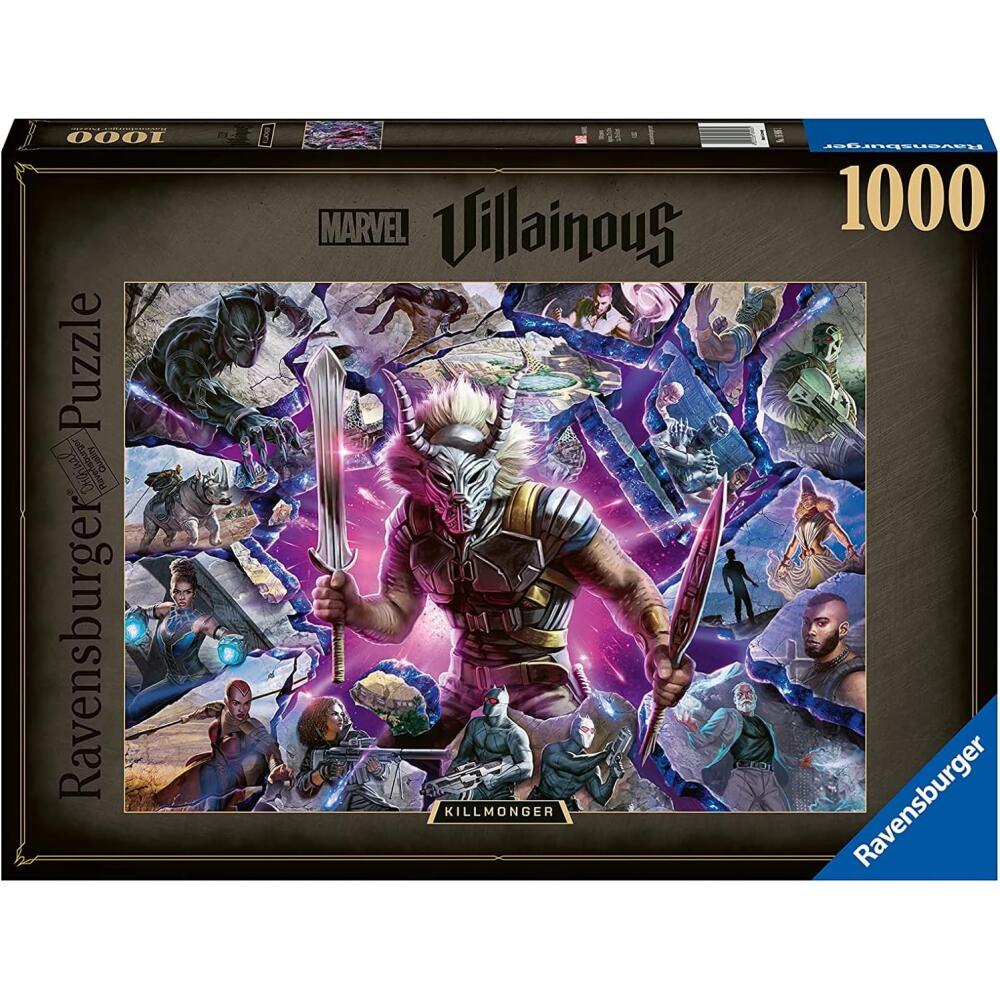 Marvel Villanous: Rompecabezas Killmonger 1000 piezas - Ravensburger