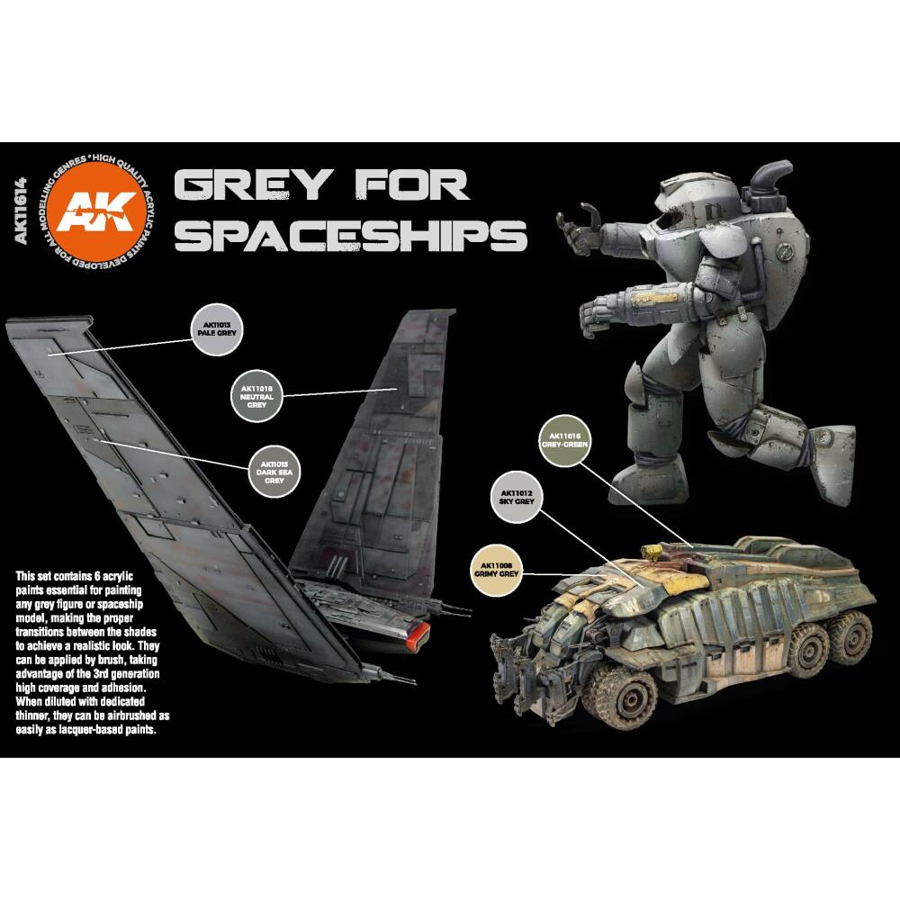 AK Interactive: Grey For Spaceships