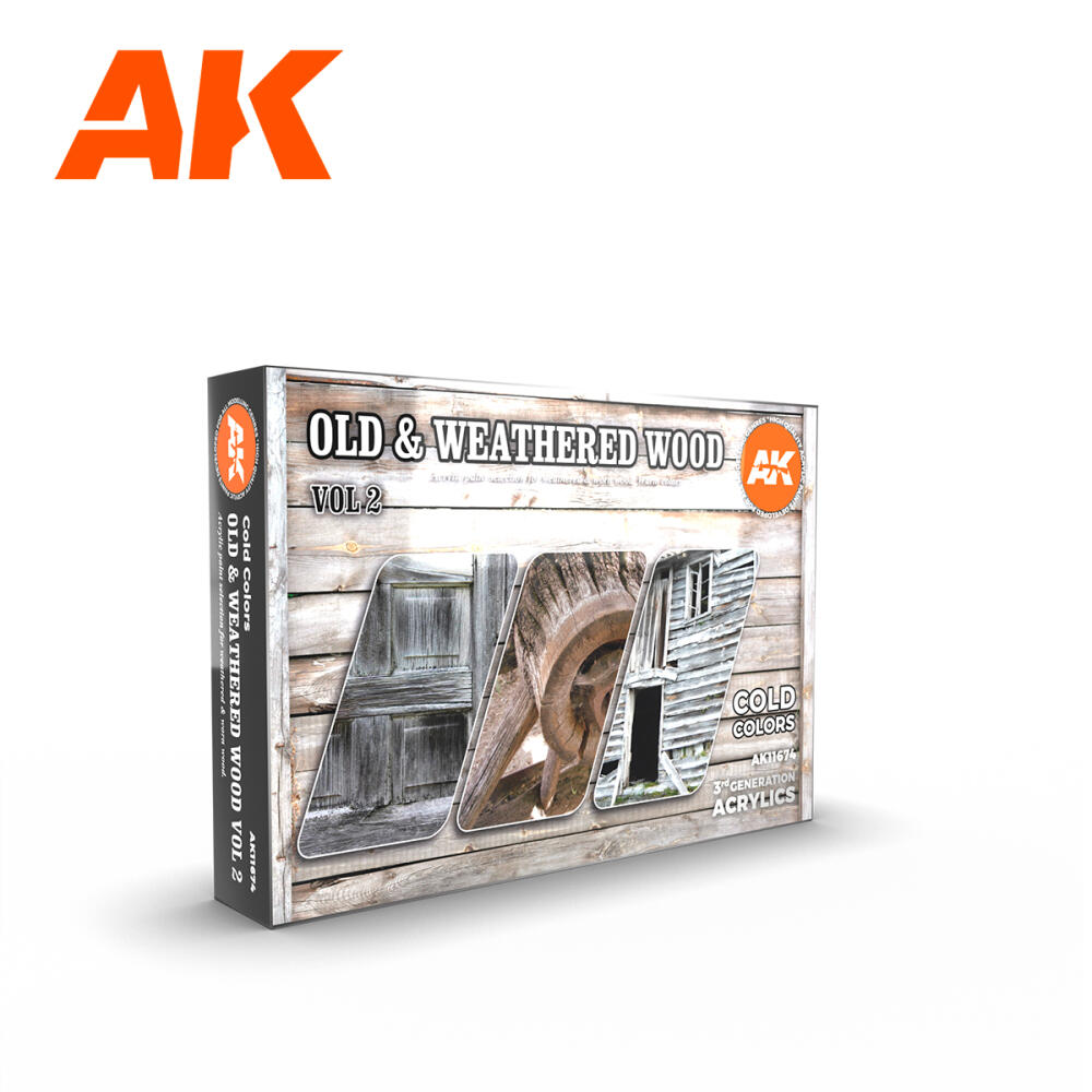 AK Interactive: Old & Weathered Wood Vol 2