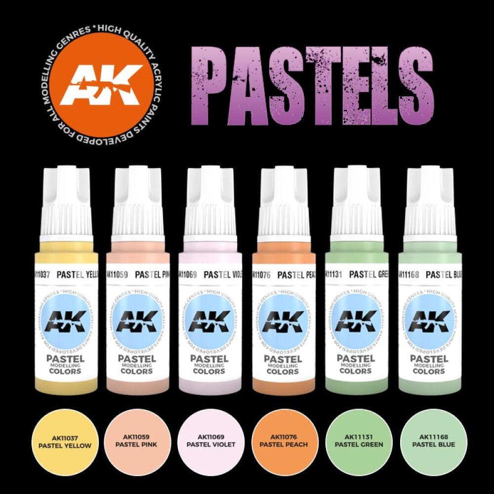 AK Interactive: Pastels Colors Set