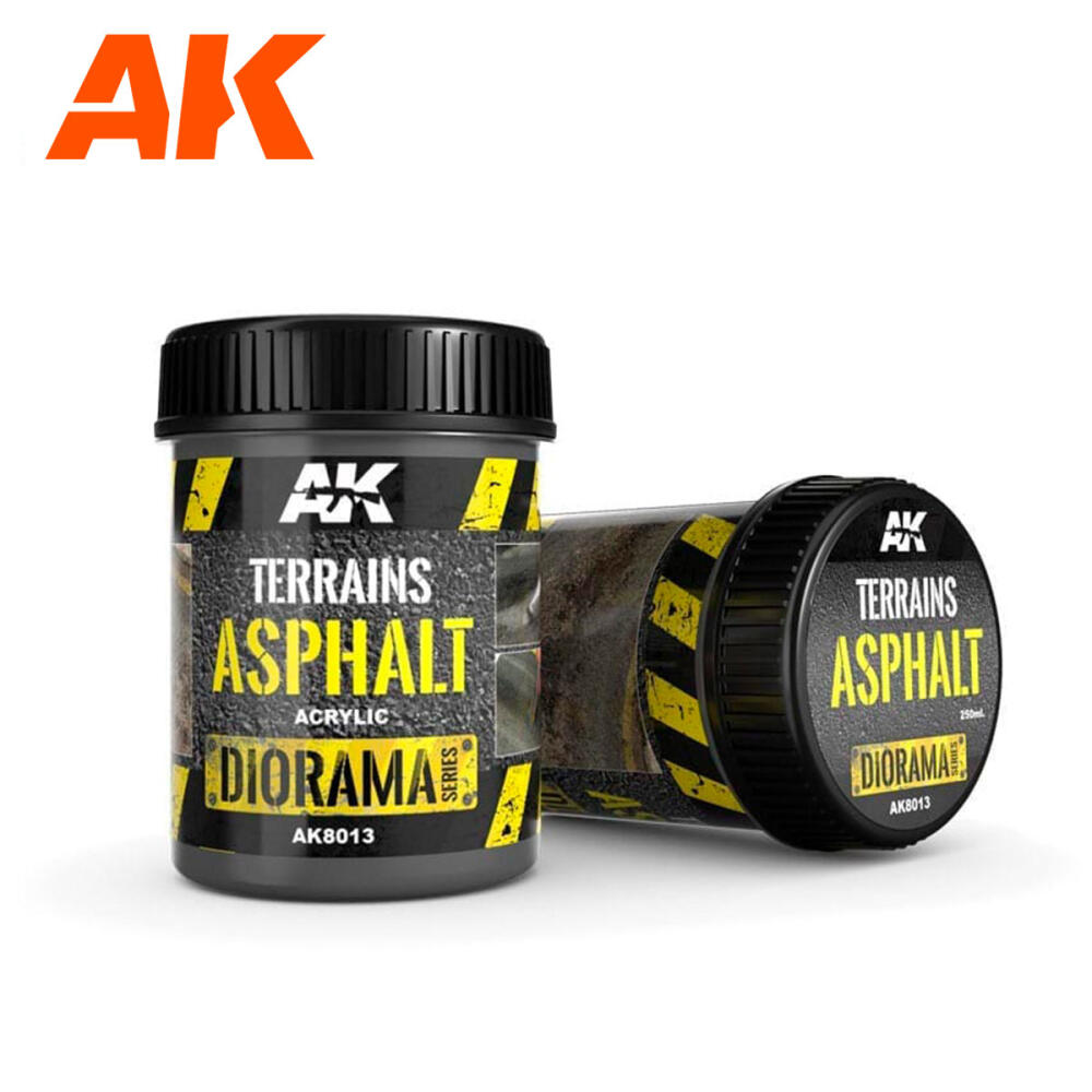 AK Interactive: Terrains Asphalt 250 ml.