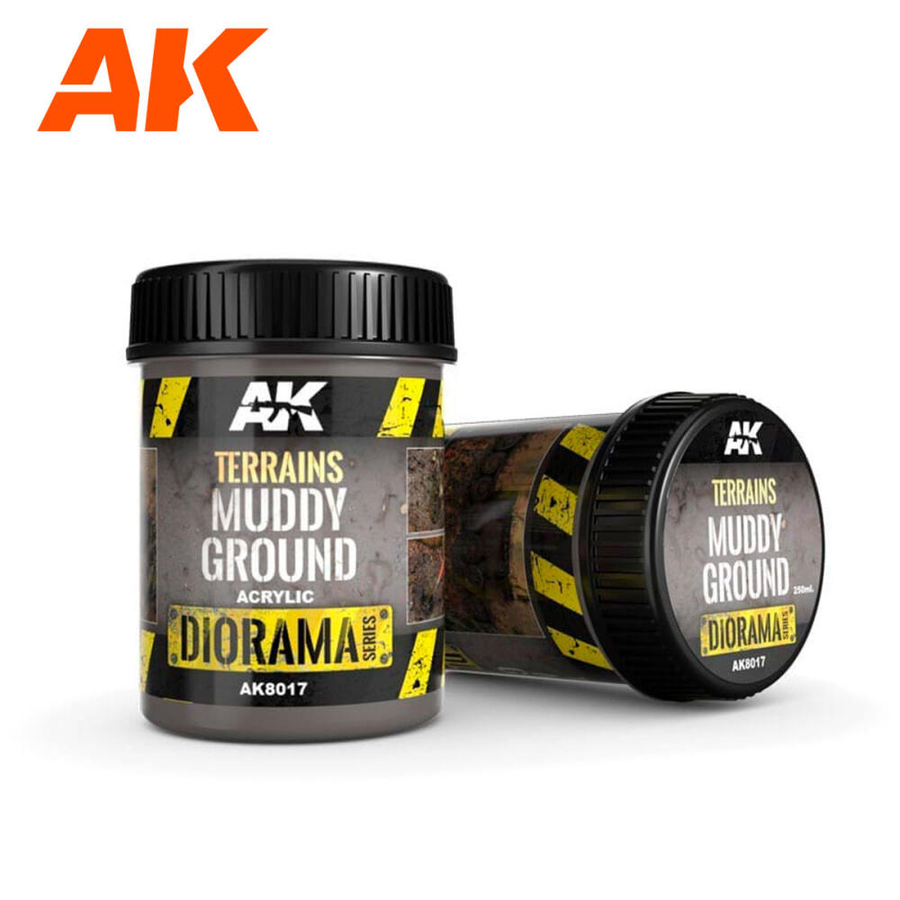 AK Interactive: Terrains Muddy Ground 250 ml.