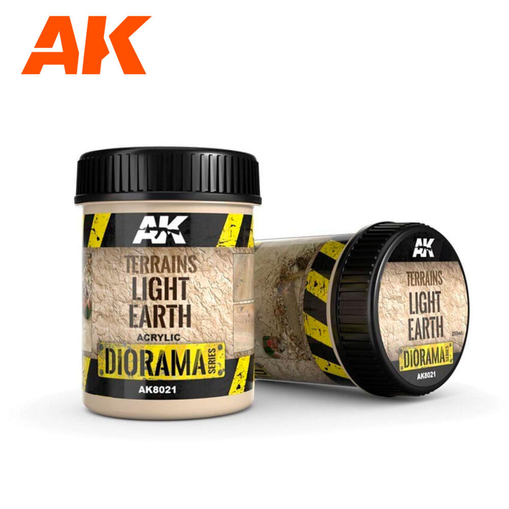 AK Interactive: Terrains Light Earth 250 ml.