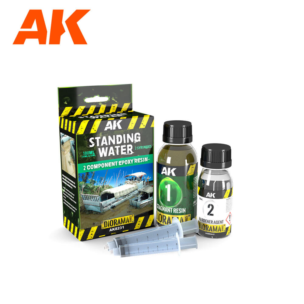 AK Interactive: Resin Standing Water 180 ml.