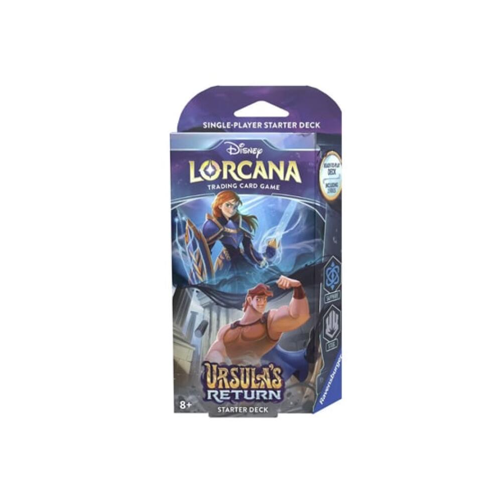 Lorcana TCG: Ursula's Return – Starter Deck Sapphire & Steel (Inglés)