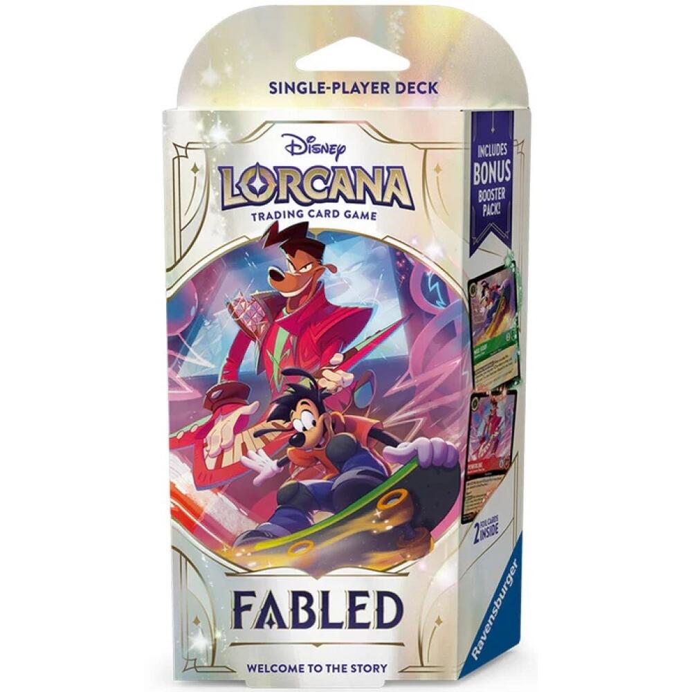Lorcana TCG: Fabled – Starter Deck EMERALD & RUBY (MAX GOOF & POWERLINE)