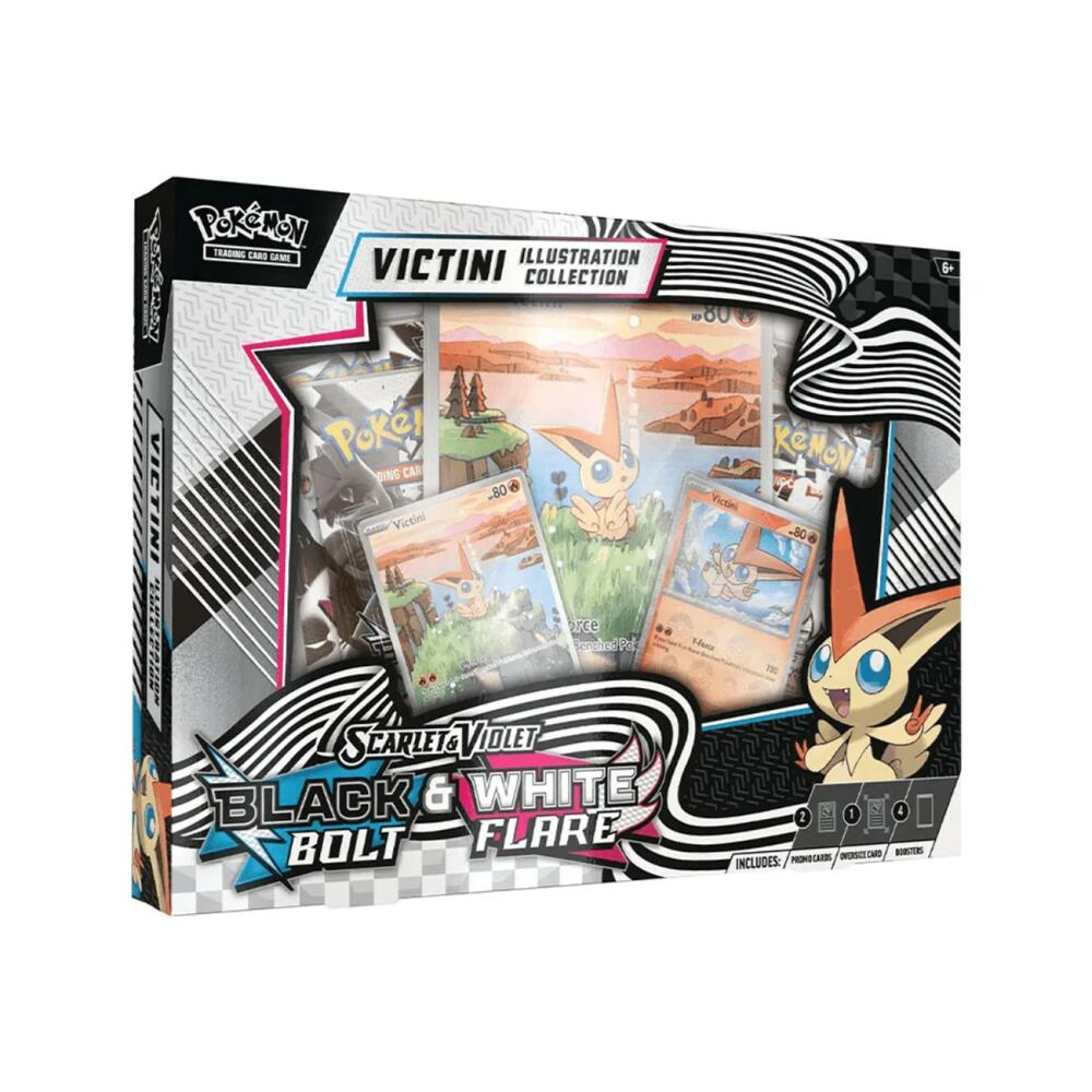 Pokemon TCG: Scarlet & Violet 10.5 Black Bolt/White Flare- Illustration Collection Unova Victini